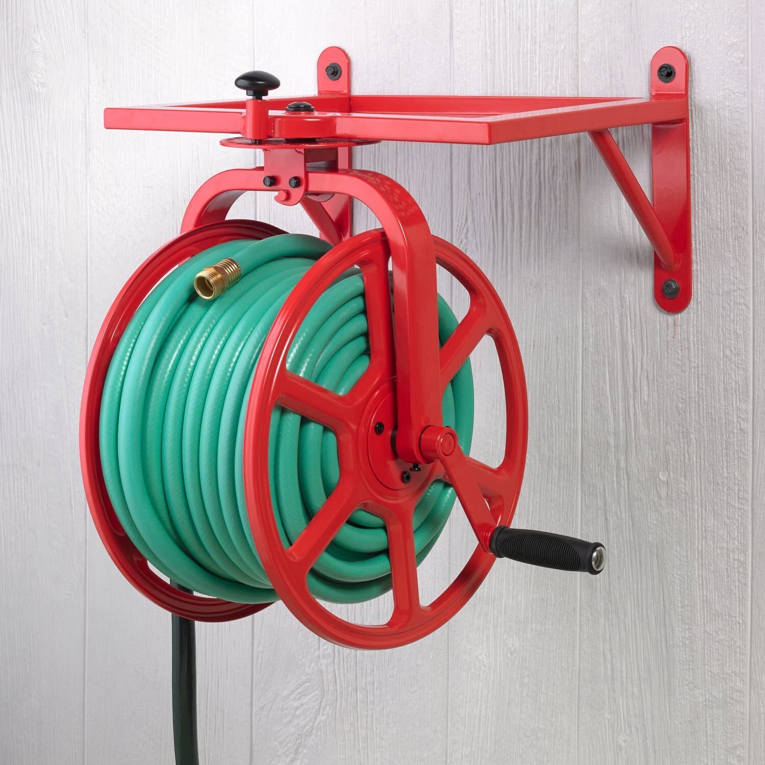 Bright Red Hose Reel Holder