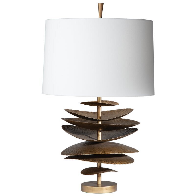 Bronze Lily Lamp