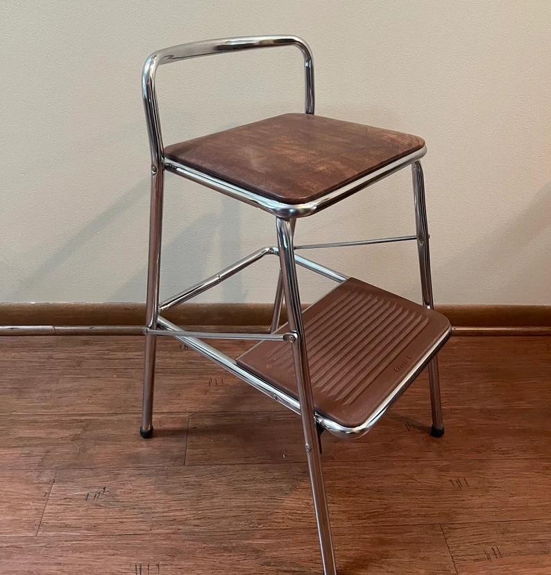Brown Folding Cosco Step Stool