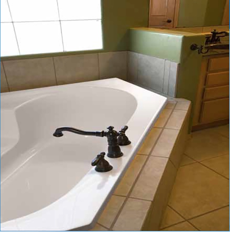 Builder 59'' x 59'' Corner Soaking Acrylic Bathtub