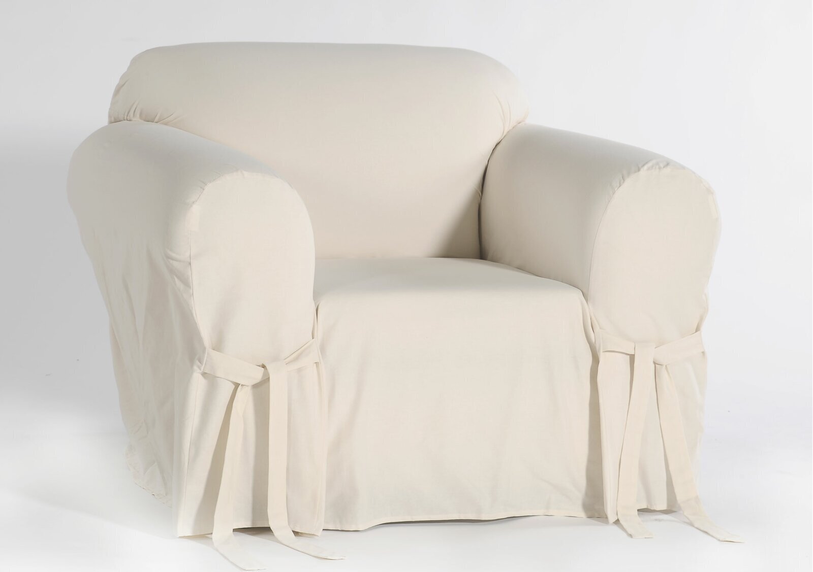 Casual Look Club Chair Slipcover With Skirt