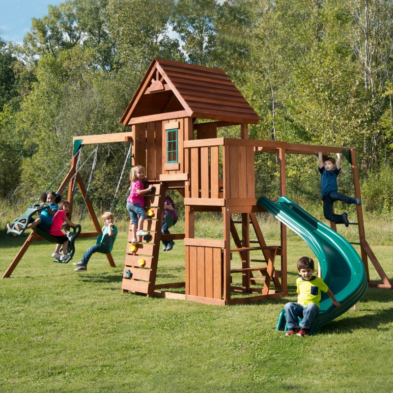 All-in-One Cedar Brook Playset
