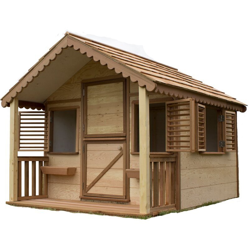 Cedar Playhouse for Older Kids