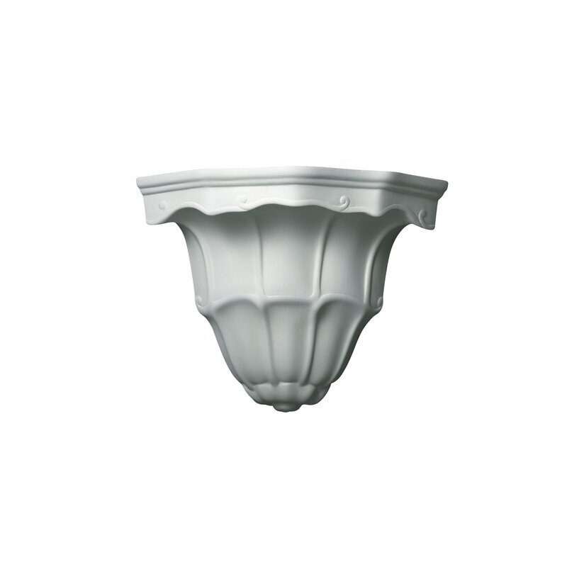Ceramic Corner Wall Sconce