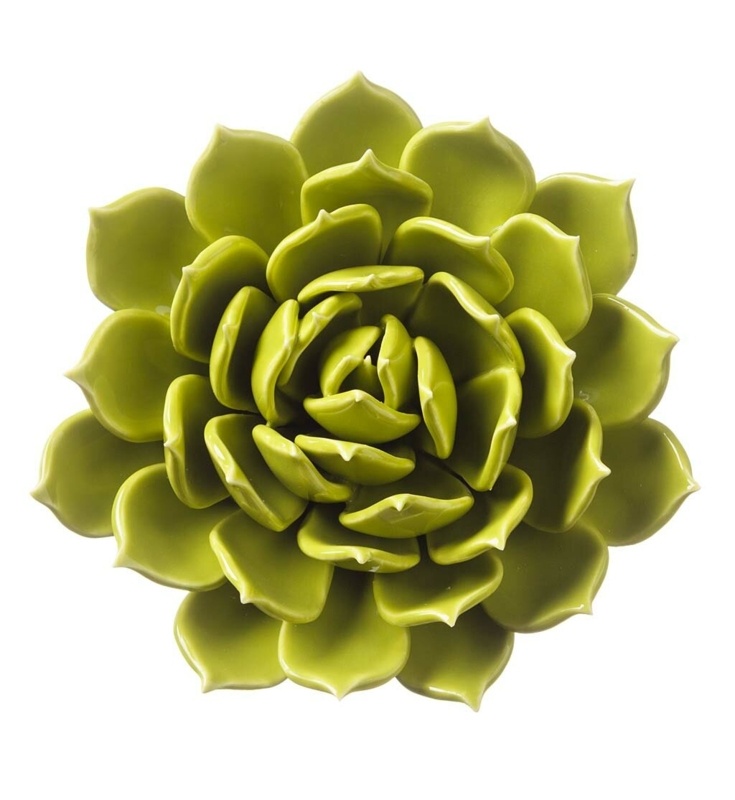 Ceramic Flowers Wall Décor