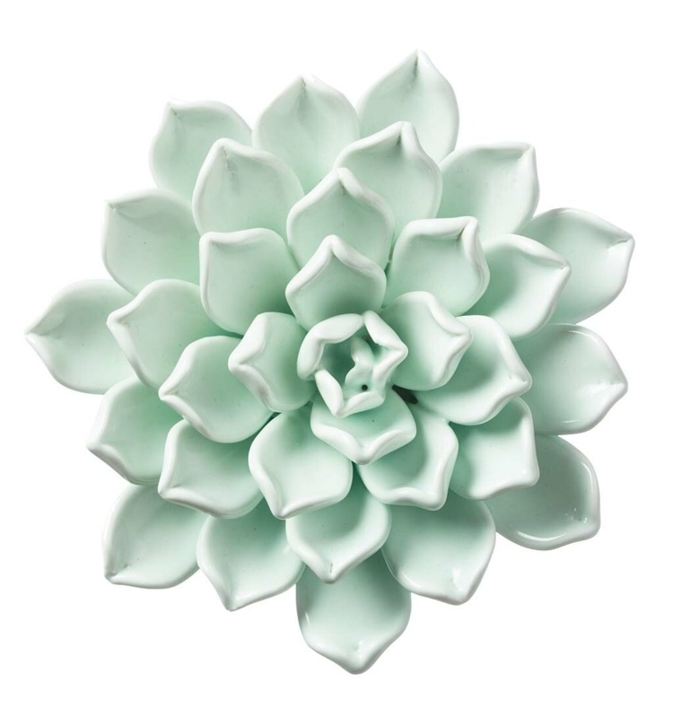 Ceramic Flowers Wall Décor