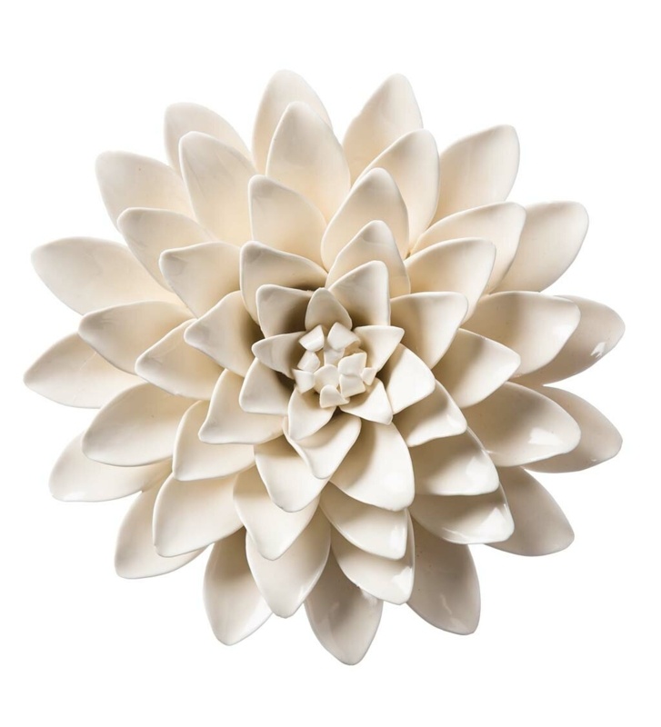 Ceramic Flowers Wall Décor