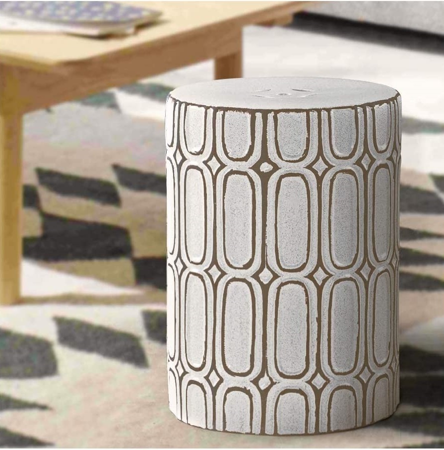 Ceramic Patio Side Table