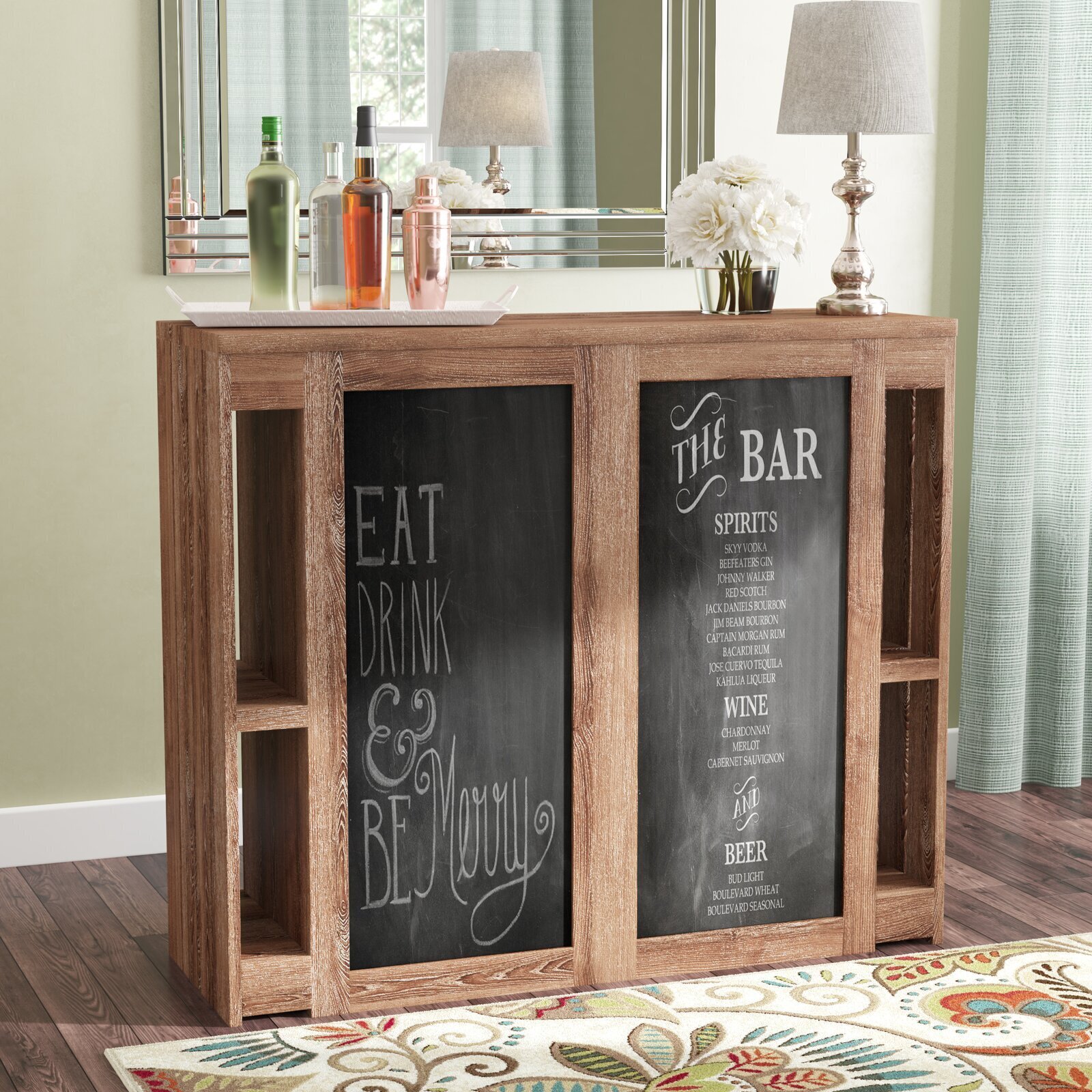 Chalkboard Home Bar