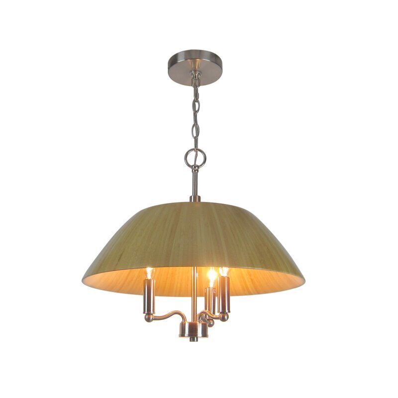 Chandelier bamboo and metal