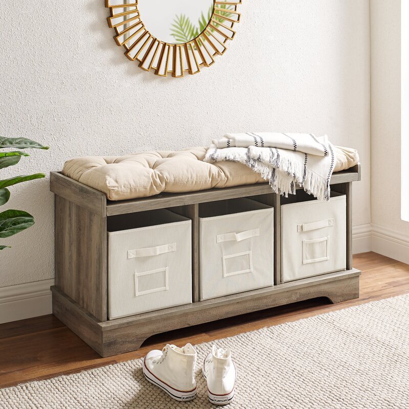 Charming Indoor Storage Bench 