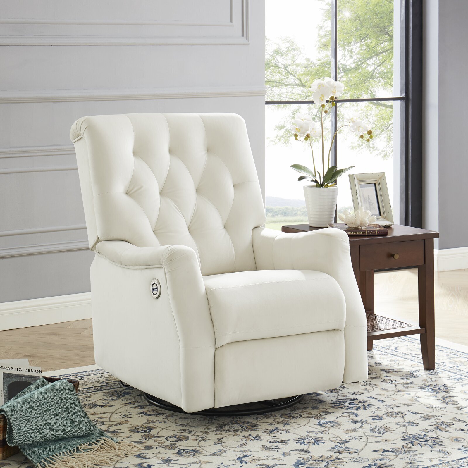 Charming Swivel Rocker