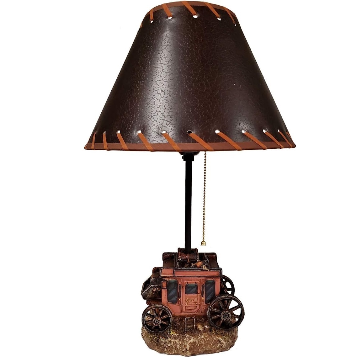 Charming Western Wagon Lamp