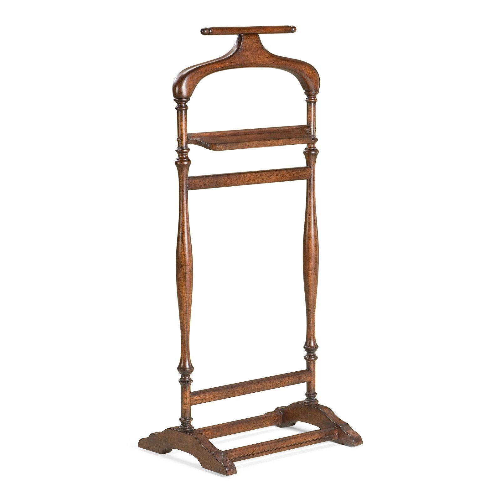Cherry Wood Vintage Valet Stand