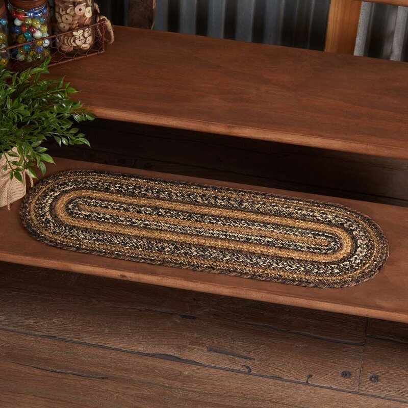 Chestnut Brown Jute Stair Tread