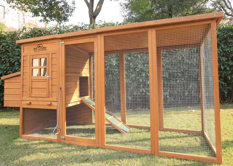 Chicken Coops 27.7 Square Feet with Chicken Run