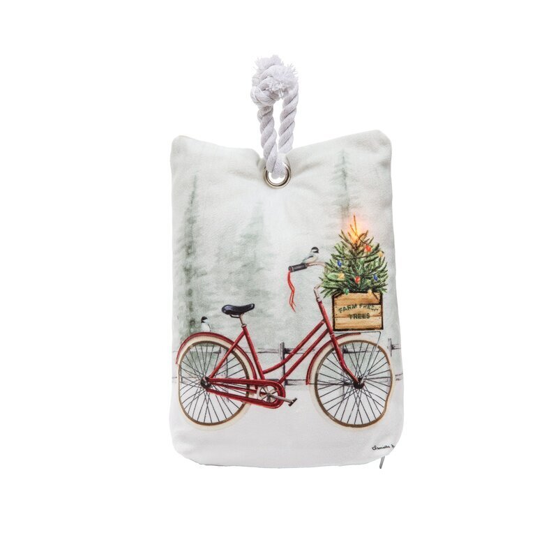 Christmas fabric door stop
