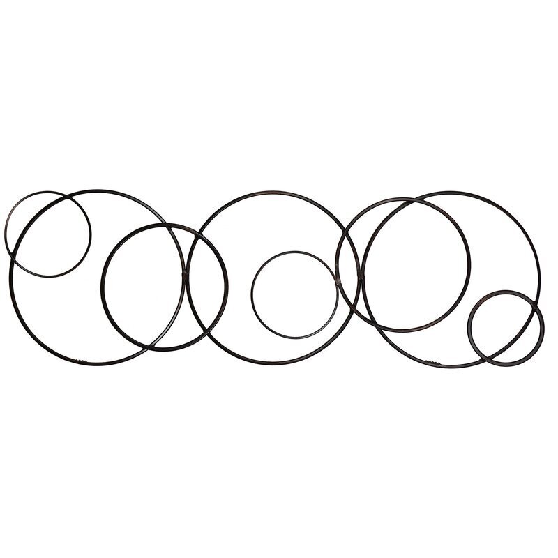 Circle metal wall decor