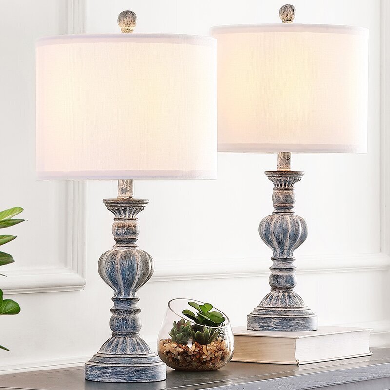 Classic Antique Blue and White Table Lamps