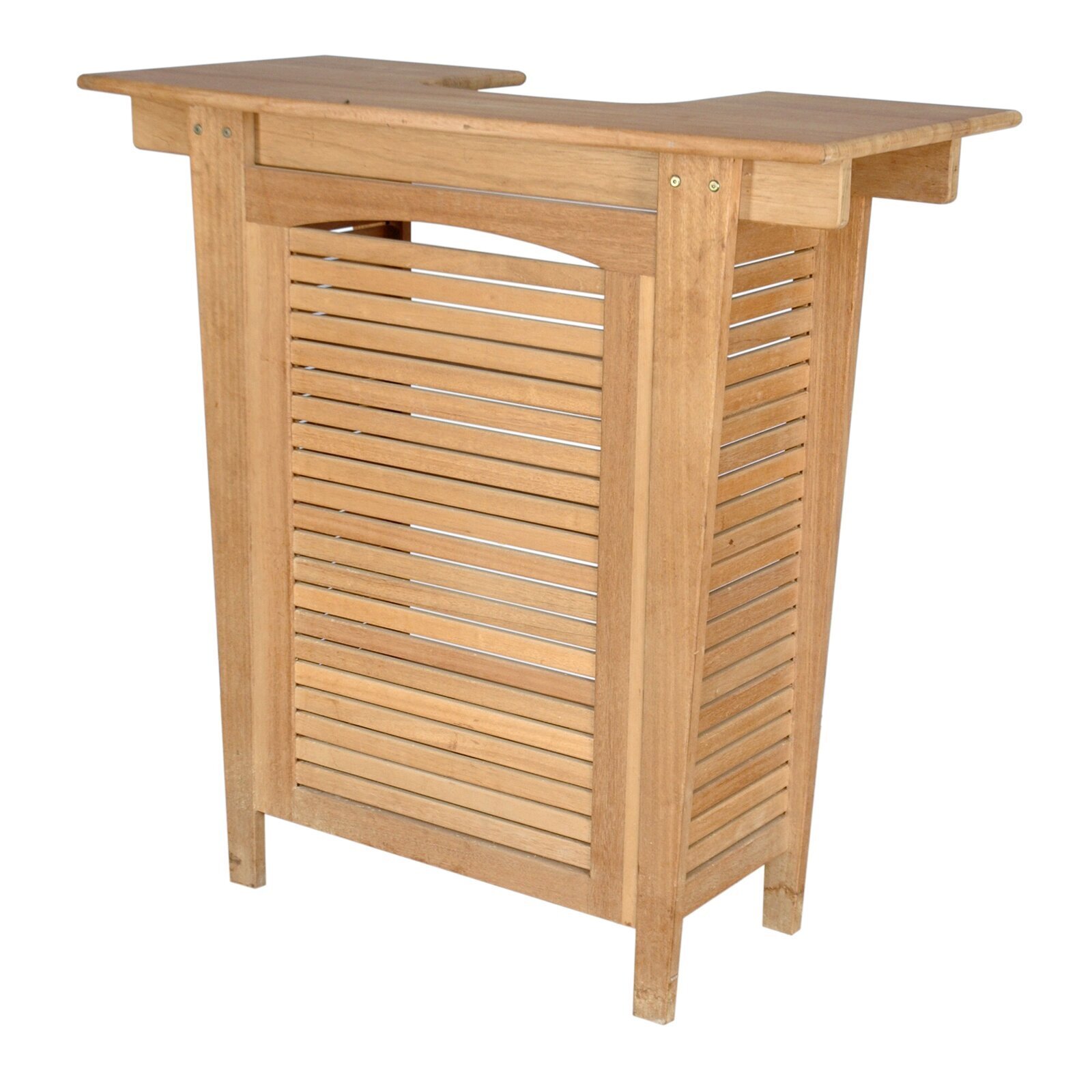 Classic Compact Teak Outdoor Bar