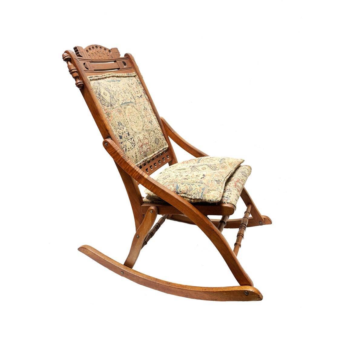 Antique Folding Rocking Chair