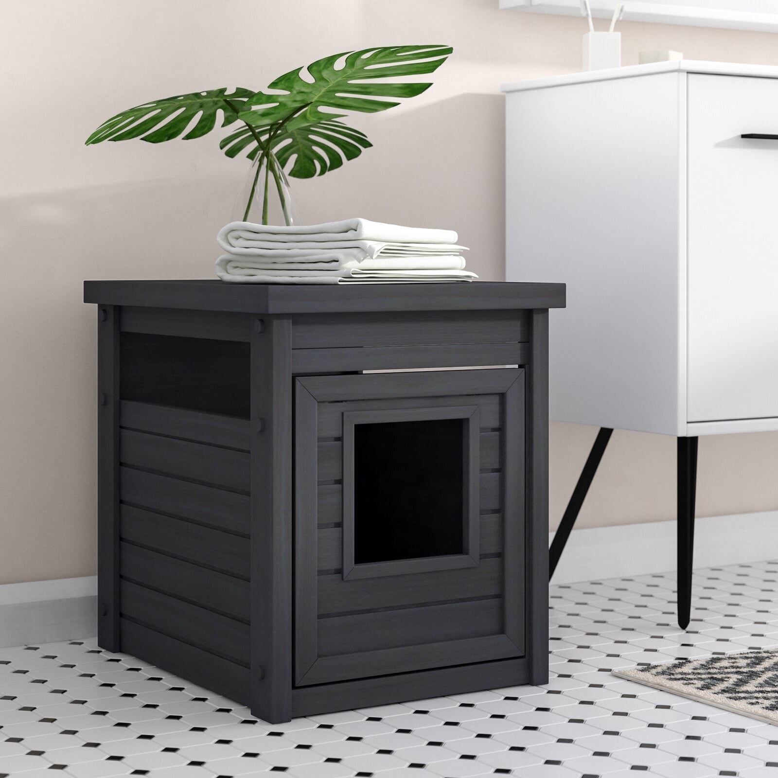 Classic litter box enclosure