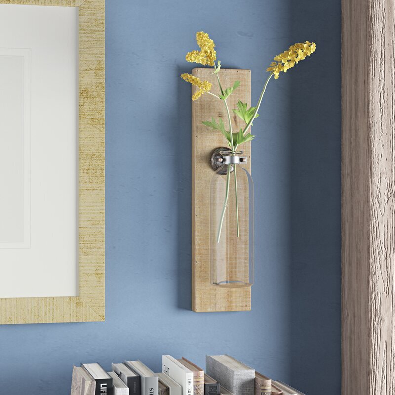Classic Seaside Mixed Material Wall Sconce Vase