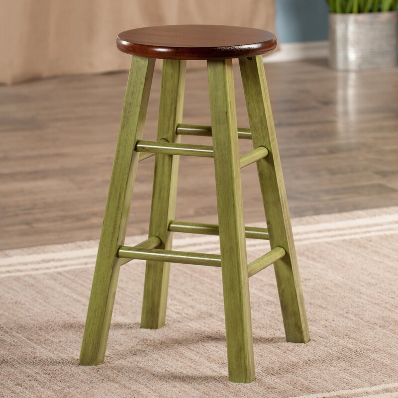 Classic Walnut Bar Stool