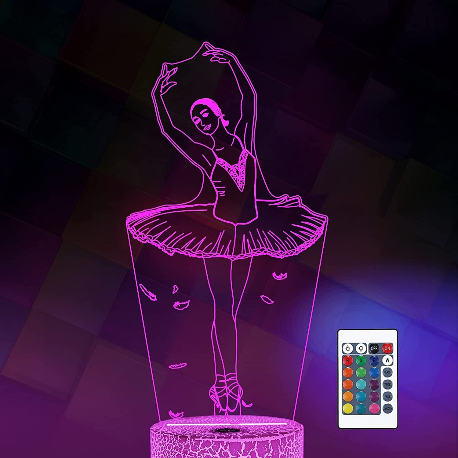 Clear Ballerina Lamp