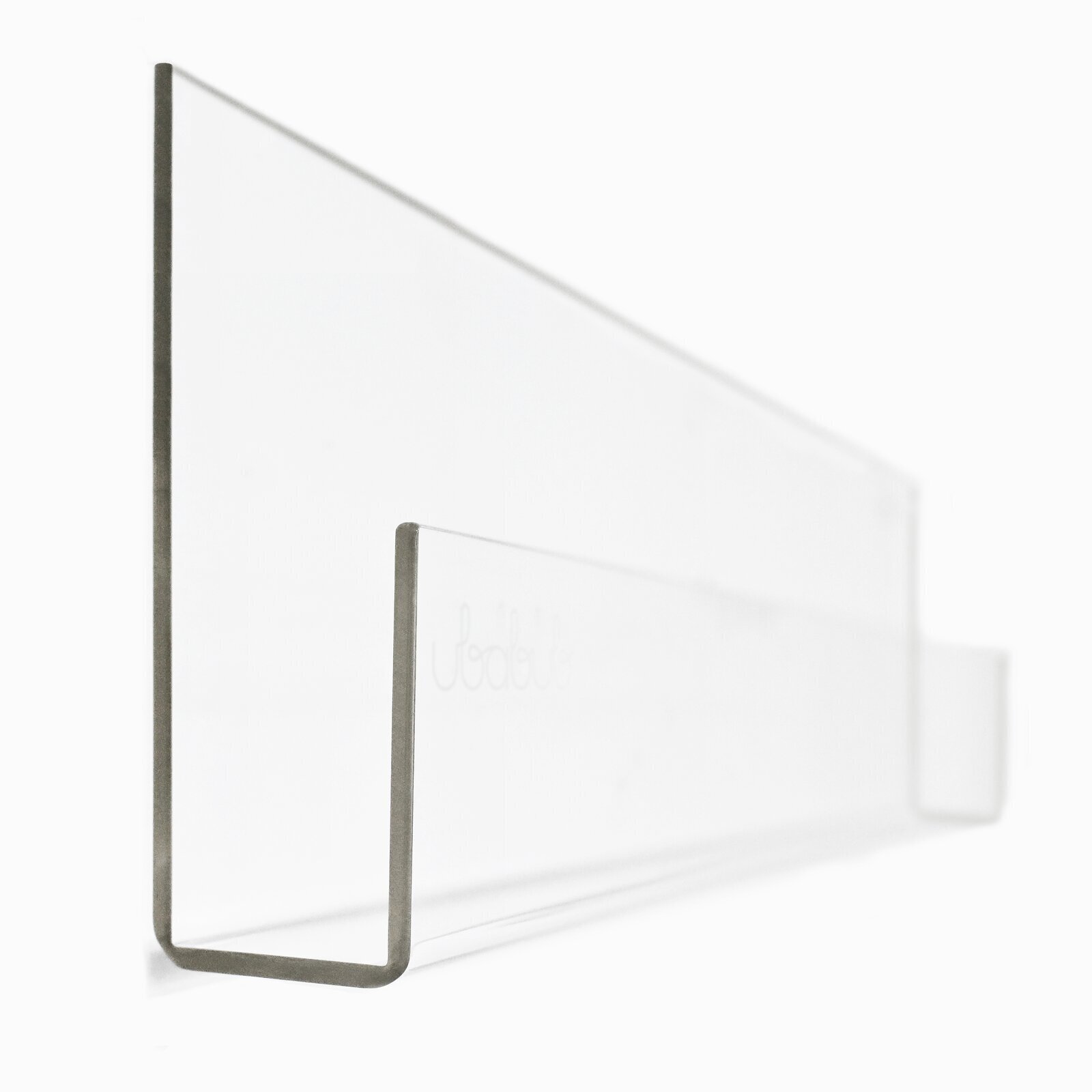 Clear bookshelves to display some covers