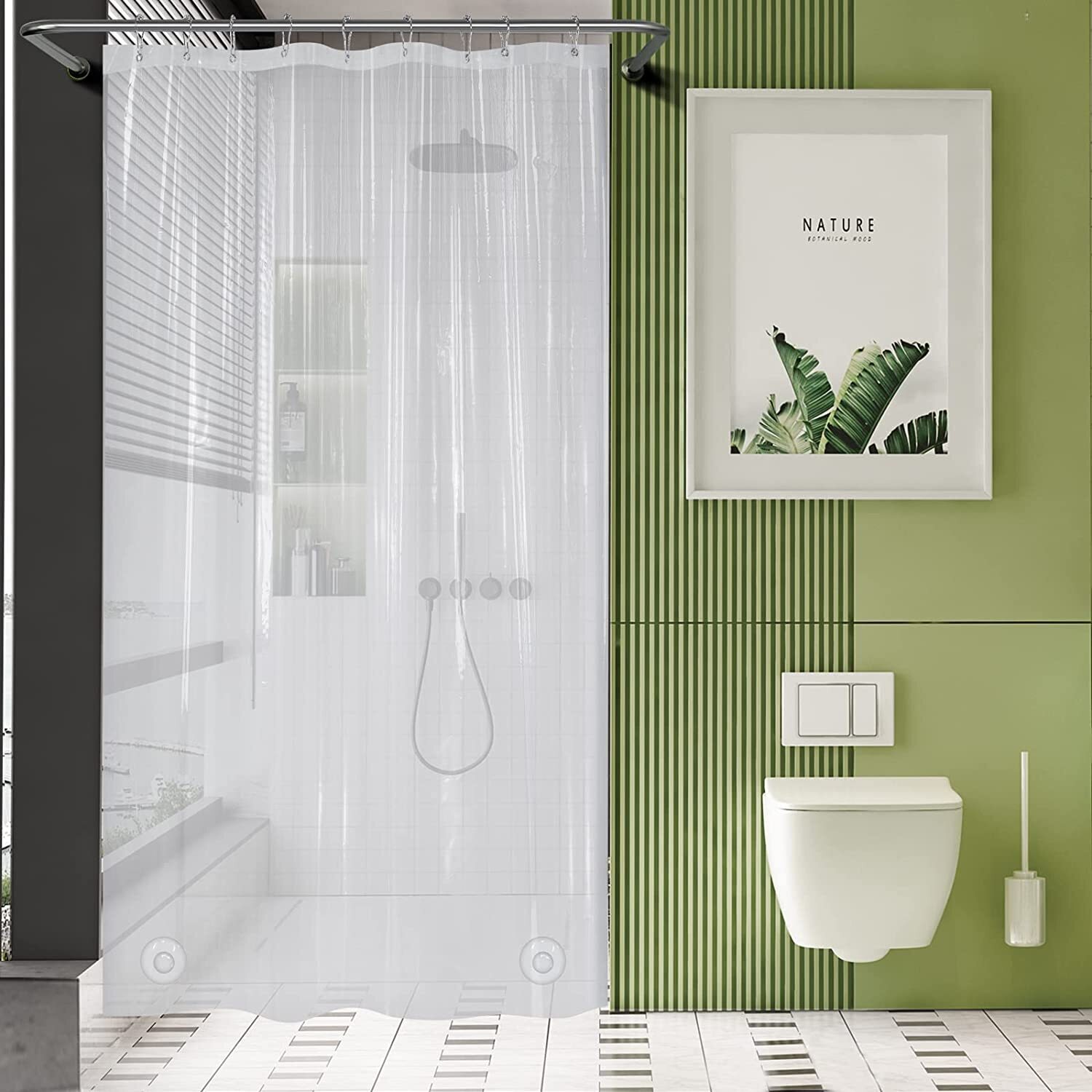 Clear Shower Curtain