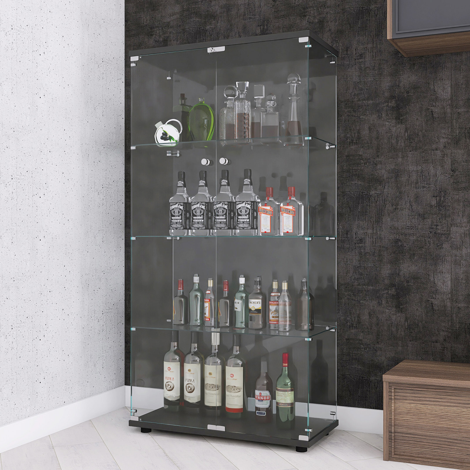 Clear Wide Display Stand
