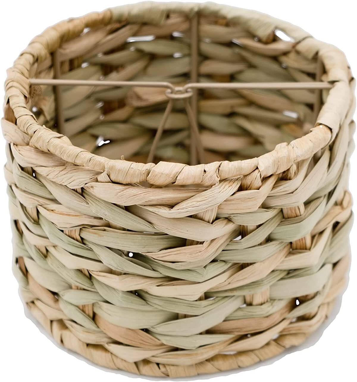 Clip on Chandelier Seagrass Lamp Shade