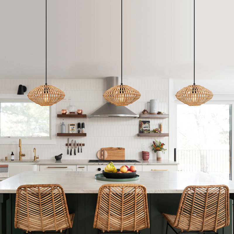 Coastal Cool Bamboo Pendant Light