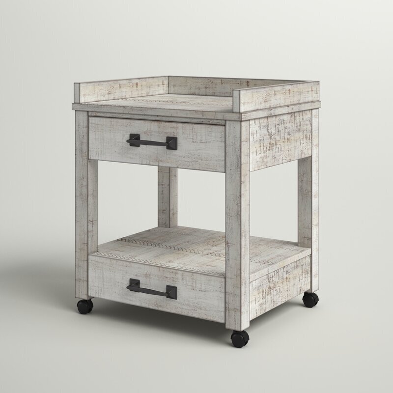 Coastal Printer Wooden Stand