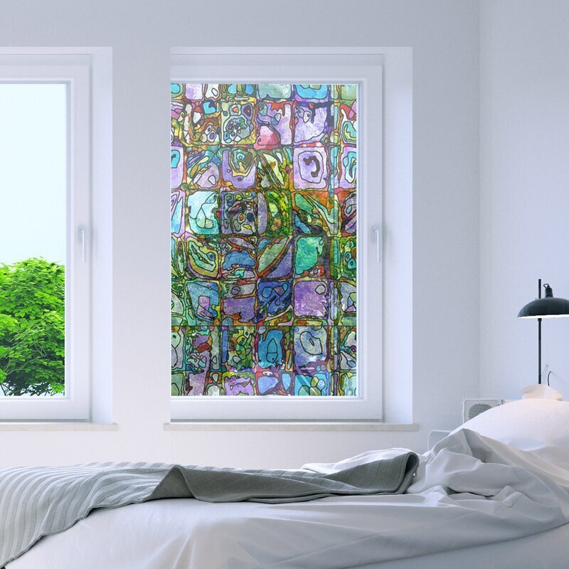 Colorful window decal