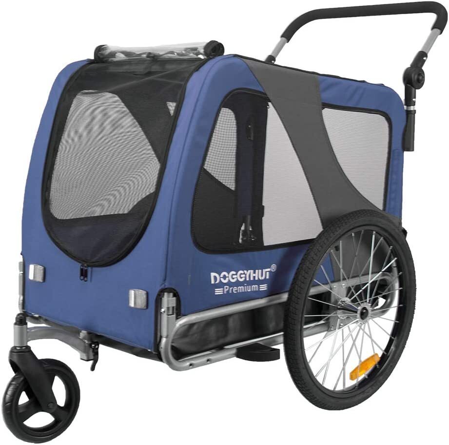 Combined Extra Large Dog Stroller And Bike Trailer