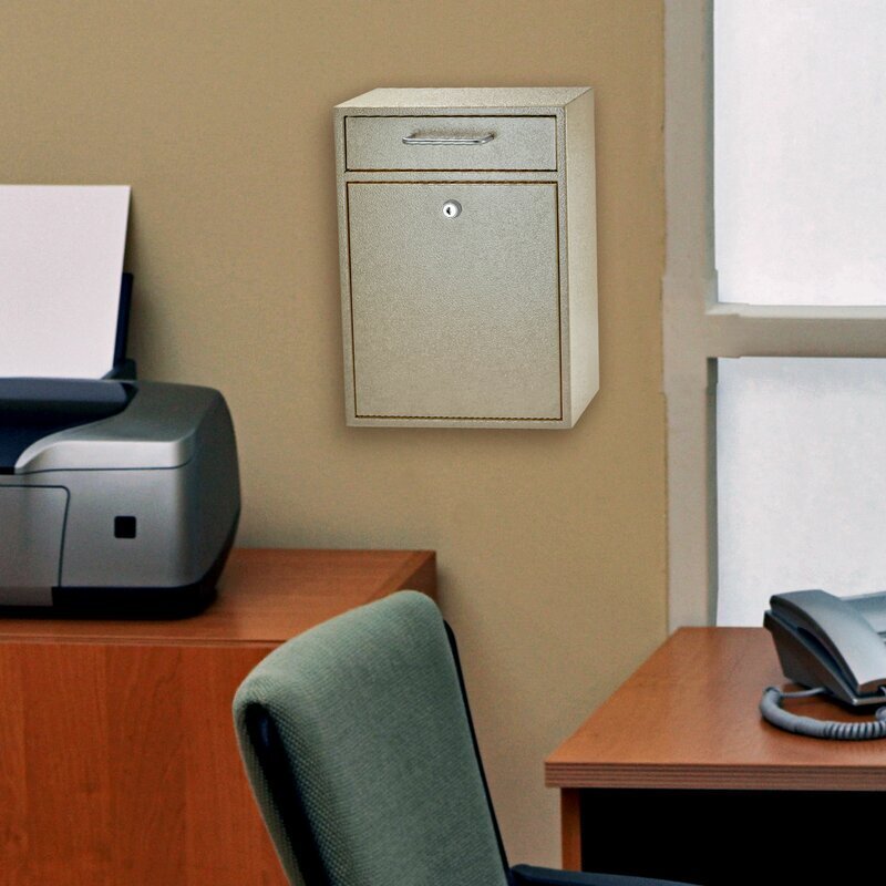 Commercial Grade Locking Mailbox Wall Mount