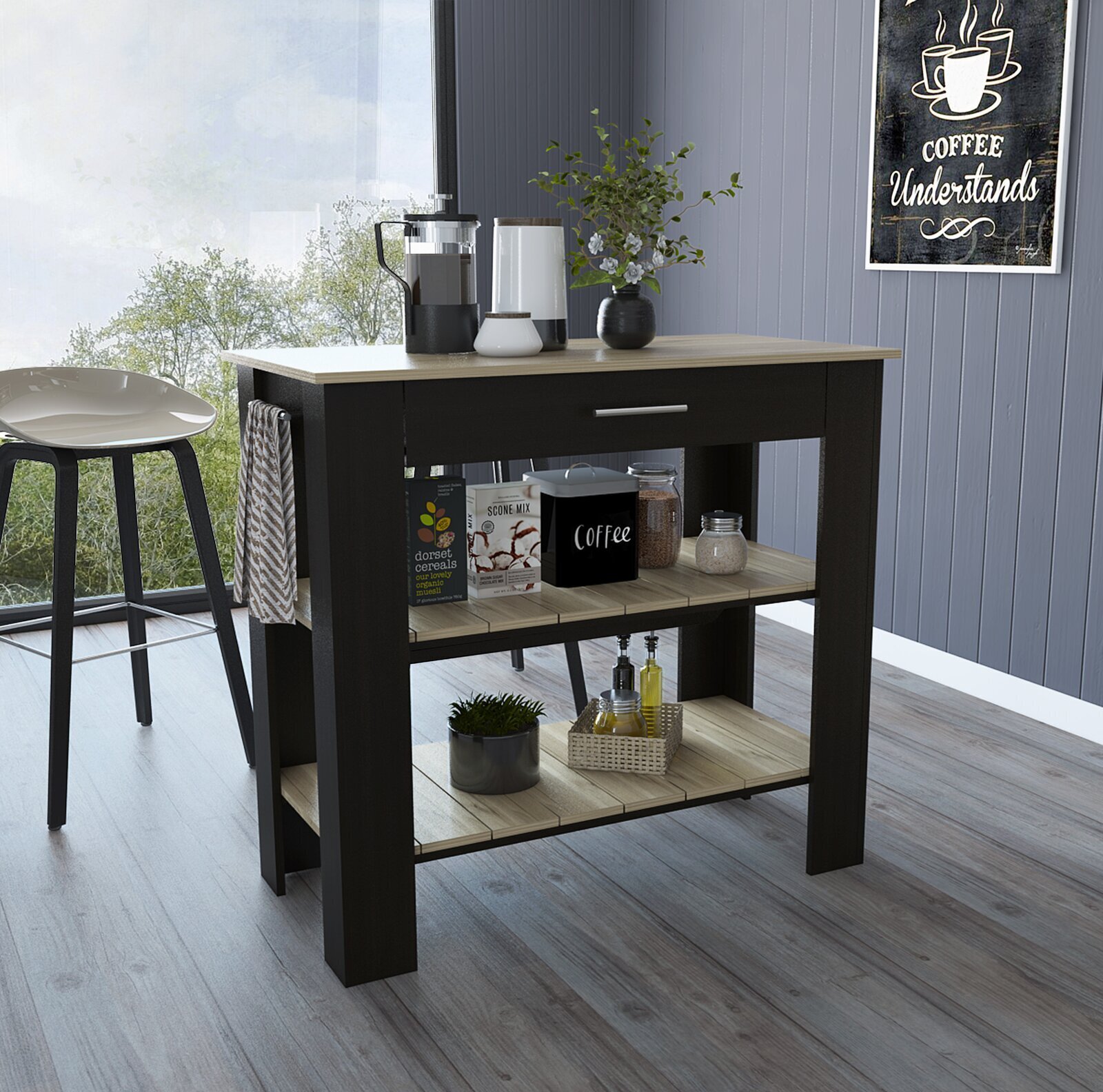 Commercial Kitchen Islands With Coffee Shop Vibes
