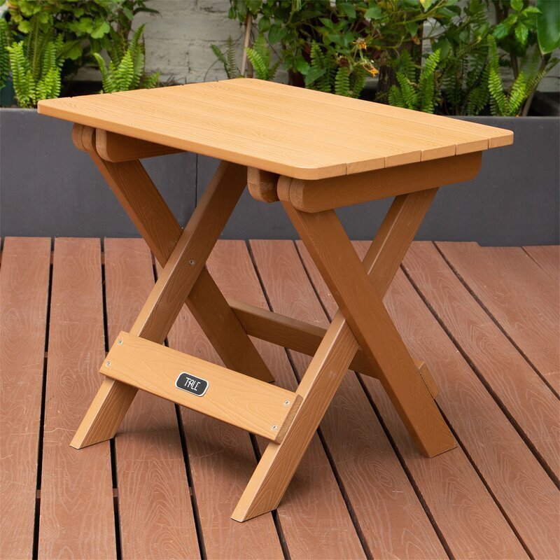 Compact 2 Person Wood Foldable Tray