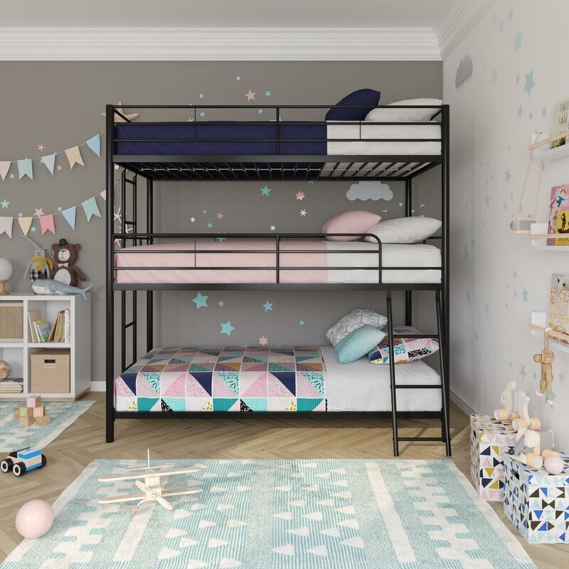 Compact Triple Bunk Bed Loft