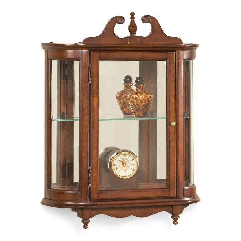 Compact Vintage Wall Mount Curio