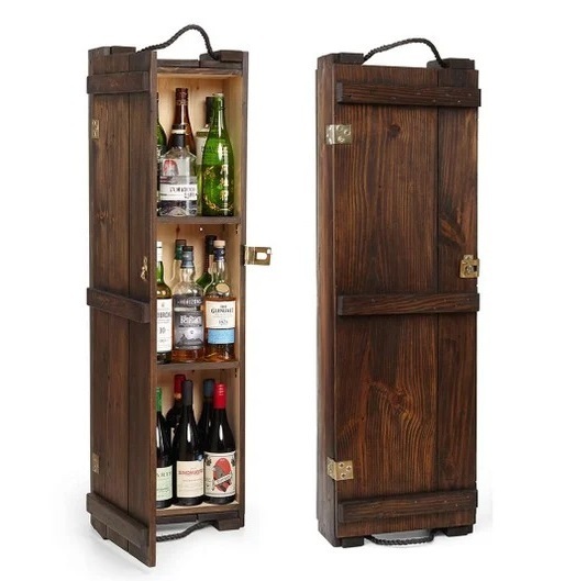 Wall Mounted Liquor Cabinet