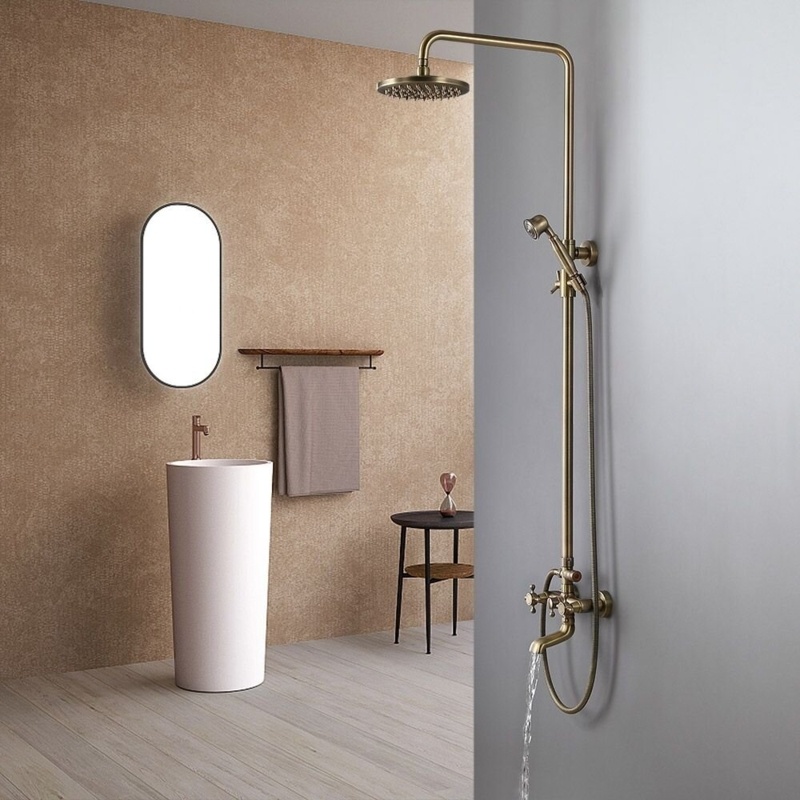 Completed Shower System