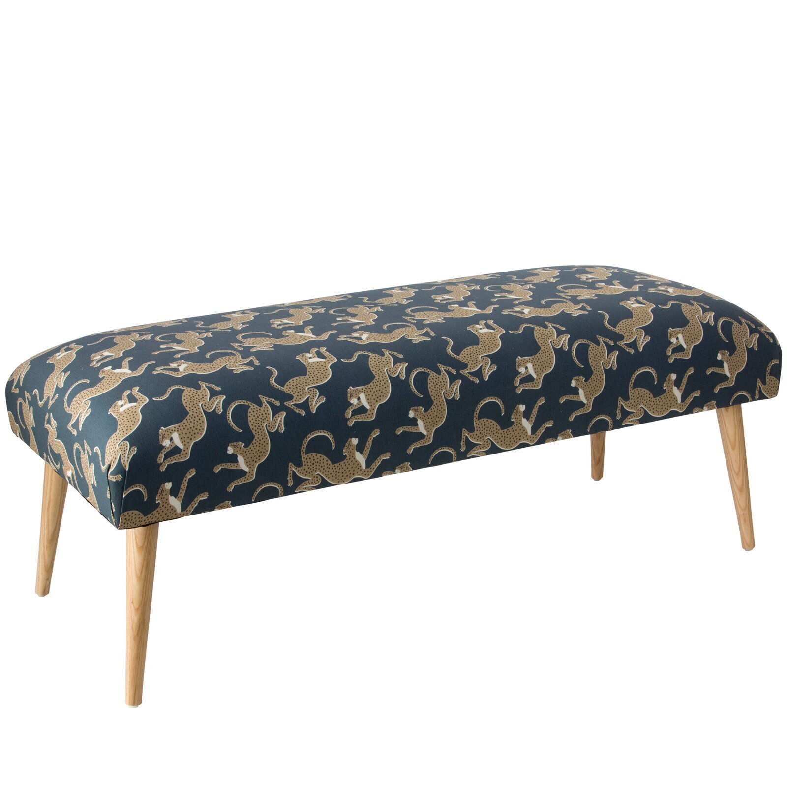 Contemporary Design Leopard Bench
