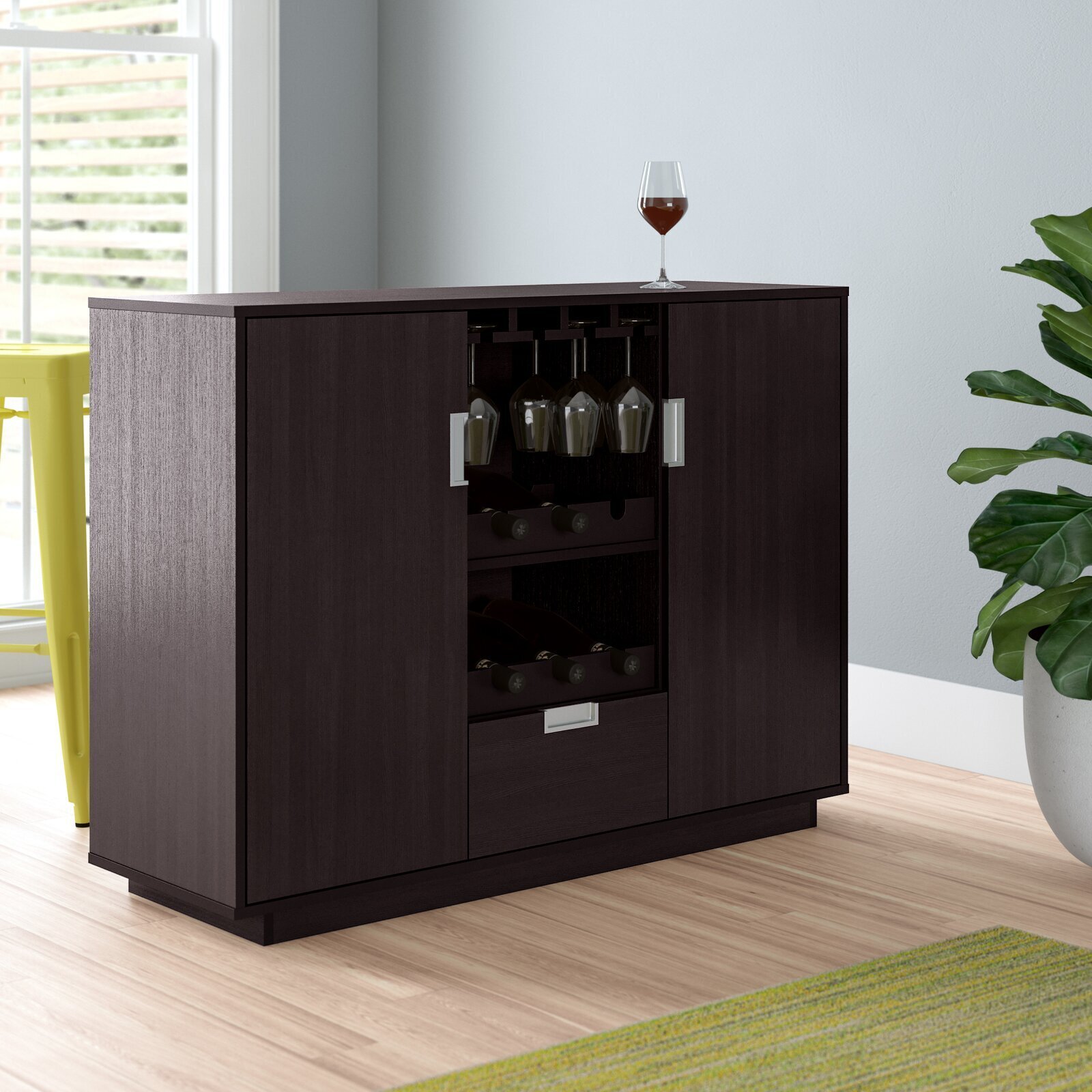 Contemporary Home Bar