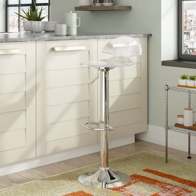 Contemporary Lucite Stool