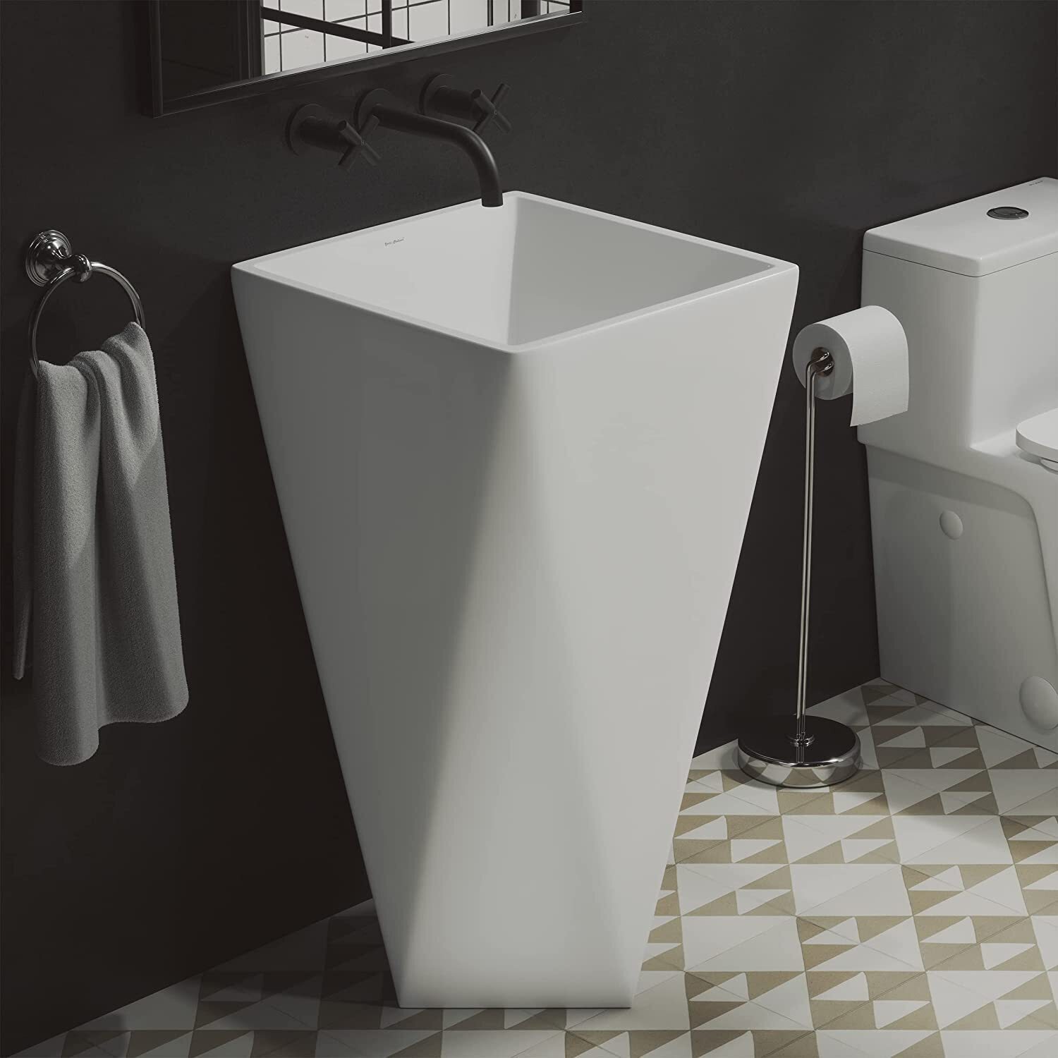 Contemporary Pedestal Sink