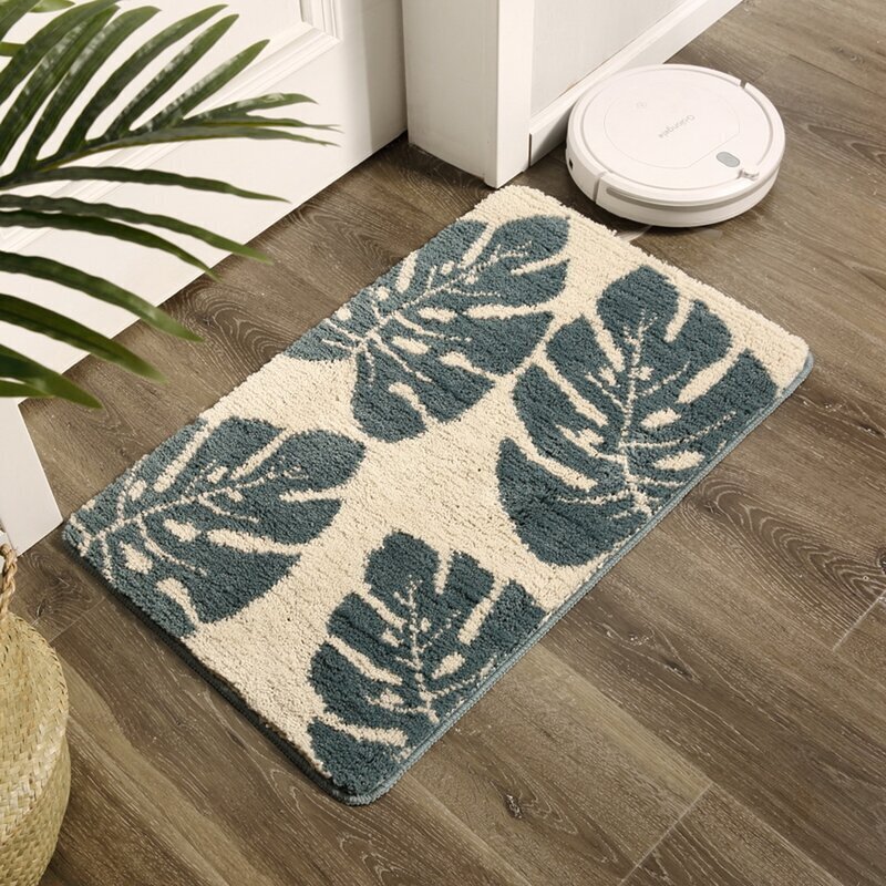 Contemporary Shaggy Bathroom Rug