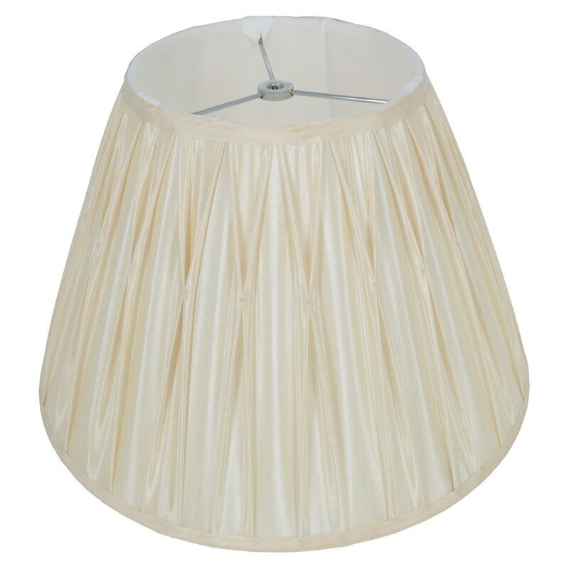 Contemporary Silk Pleated Empire Stiffel Shade 